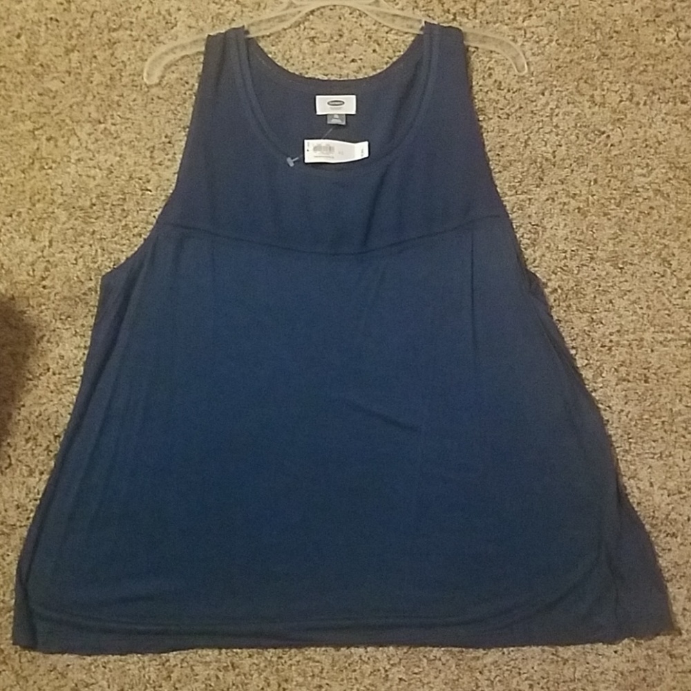 Dark blue tank top